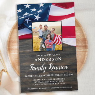 Budget Family Reunion Vlag Foto Patriotic Party