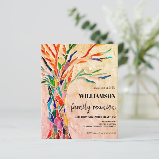 Budget Family Tree Beige Family Reunion (Staand voorkant)