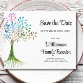 Budget Family Tree Gezinsreünie Save the date