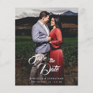 Budget Fancy Elegante Foto Sla de datum op