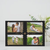 Budget Fancy Golden Minimalist Branches 4 Photos (Staand voorkant)