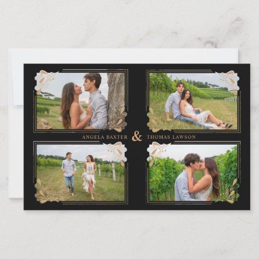 Budget Fancy Golden Minimalist Branches 4 Photos (Voorkant)