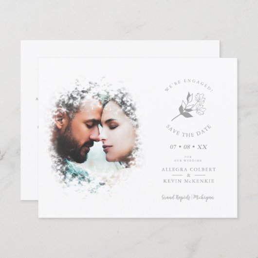 Budget Fancy Romantic Overlay Misty Effect Photo  (Voorkant / Achterkant)