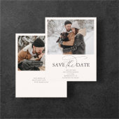 Budget Fancy Script Bruiloft Save The Date Flyer