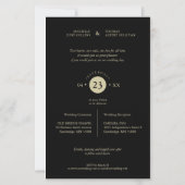 Budget Fancy Trendy 4 Foto's Collage Wedding (Achterkant)