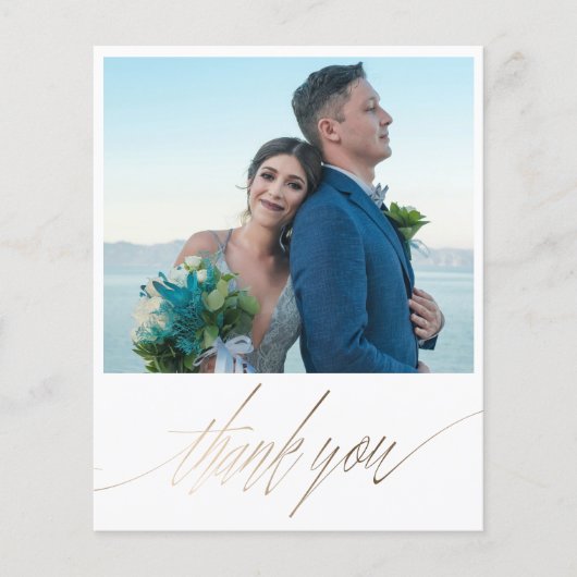 Budget Faux Gold 2 Foto Dank u (Voorkant)