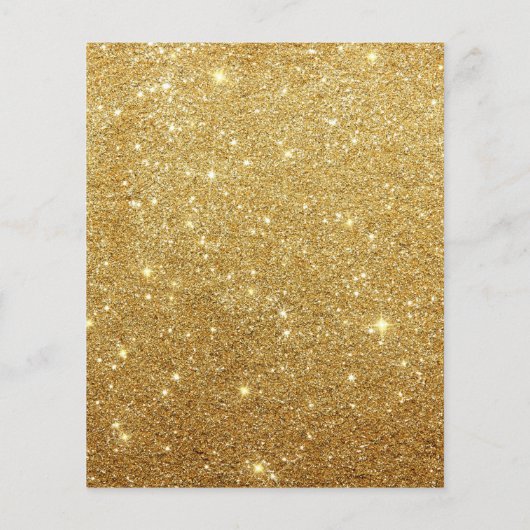 Budget Faux Gold Glitter Multi Photo Kerstmis (Achterkant)