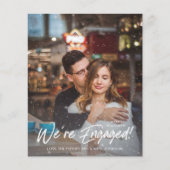 Budget Faux Sneeuw We zijn Engaged V Foto Buffalo Flyer (Voorkant)