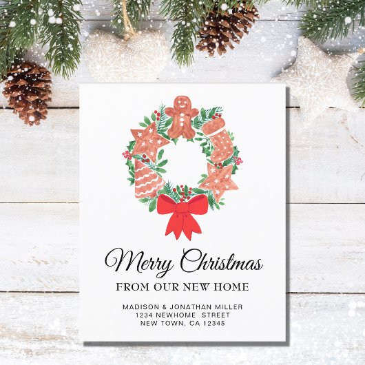 Budget Feestelijke Kerstmis Bewegende aankondiging