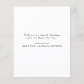 Budget Feestelijke open haard Merry Christmas Kaar (Achterkant)