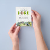 Budget Feestje 4e Verjaardag Eerste Verjaardagsfot Flyer (Hand)