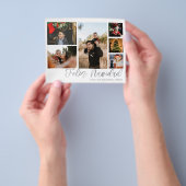 Budget Feliz Navidad Silver 6 Foto Flyer (Hand)