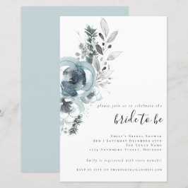 Budget Festive Florals Bridal Shower Uitnodiging