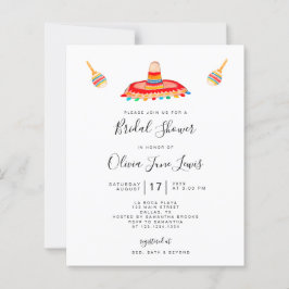 Budget Fiesta Sombrero Bridal Shower