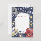 Budget Film Nacht Kinderen Verjaardag Dank u Kaart (Voorkant)