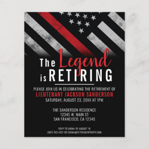 Budget Firefighter Retirement Red Line Fireman