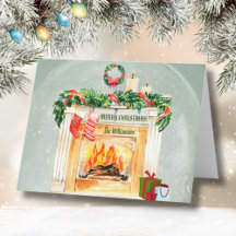 Budget Fireplace Gifts Snow Wereldbol Effect Kerst