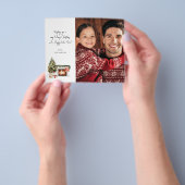 Budget Fireplace kerstnotitie Flyer (Hand)