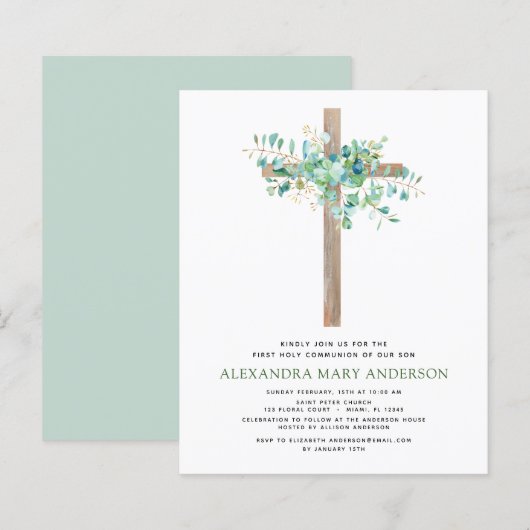 Budget First Heilige Commune Greenery Eucalyptus (Voorkant / Achterkant)