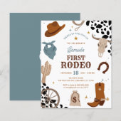 Budget First Rodeo | Western jongetje Eerste Verja (Voorkant / Achterkant)