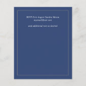 Budget Floral Blue Burgundy Pink Oranje Weddenscha (Achterkant)