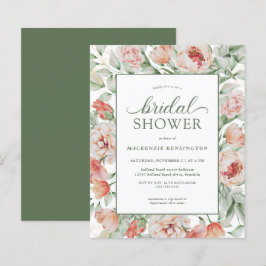 BUDGET Floral Blush Sage Green Vrijgezellenfeest