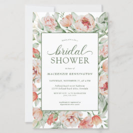 BUDGET Floral Blush Sage Green Vrijgezellenfeest