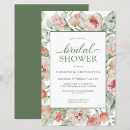 BUDGET Floral Blush Sage Green Vrijgezellenfeest