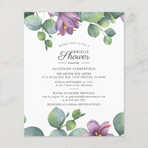 Budget Floral Eucalyptus Bridal Shower
