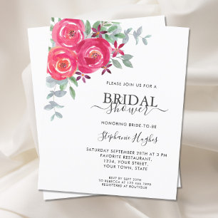 Budget Floral Eucalyptus Bridal Shower