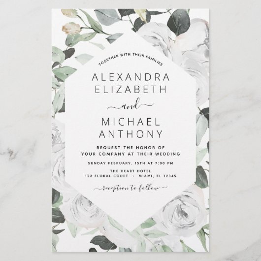 Budget Floral Eucalyptus Greenery Wedding (Voorkant)