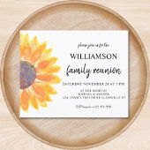 Budget Floral Familie Uitnodiging