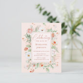 Budget Floral Memorial Viering van het leven (Staand voorkant)