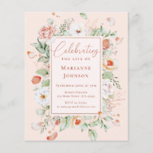 Budget Floral Memorial Viering van het leven