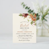 Budget Floral Oranje Bridal Shower (Staand voorkant)