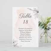 Budget Floral perzikgrijs trouwensegment (Staand voorkant)