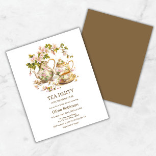 Budget Floral Tea Party Bridal Shower
