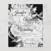 Budget Floral Wedding Black & White (Voorkant)