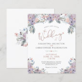 Budget Floral Wildbloemen Weddenschap (Voorkant / Achterkant)