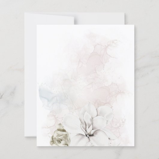 Budget Florals Gender Neutral Baby Sprinkle Shower (Achterkant)