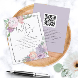 BUDGET Florals gezegend dat we QR Wedding uitnodig