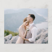 Budget Florals Love Bedankt Foto Weduwschap Bedank (Achterkant)