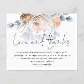 Budget Florals Love Bedankt Foto Weduwschap Bedank (Voorkant)