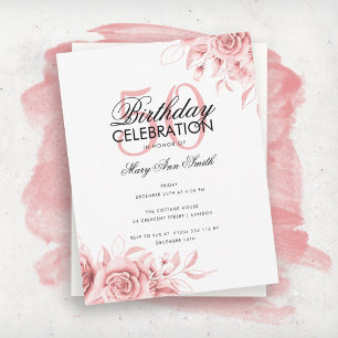 Budget Florence Party Roos Gold Kaart