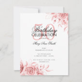 Budget Florence Party Roos Gold Kaart (Voorkant)