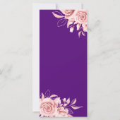 Budget Florence Party Roos Gold Paars (Achterkant)