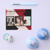 BUDGET Flyer FREE Design Photo Templates Abstract (Enkel)