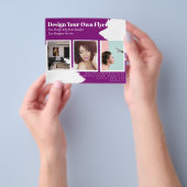BUDGET Flyer FREE Design Sjabloon Abstract Certifi (Hand)