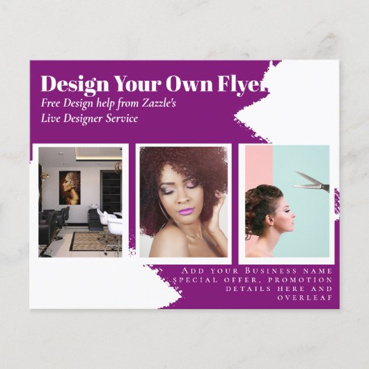 BUDGET Flyer FREE Design Sjabloon Abstract Certifi (Voorkant)