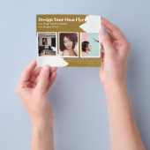 BUDGET Flyer FREE Design Sjabloon Abstracte moster (Hand)